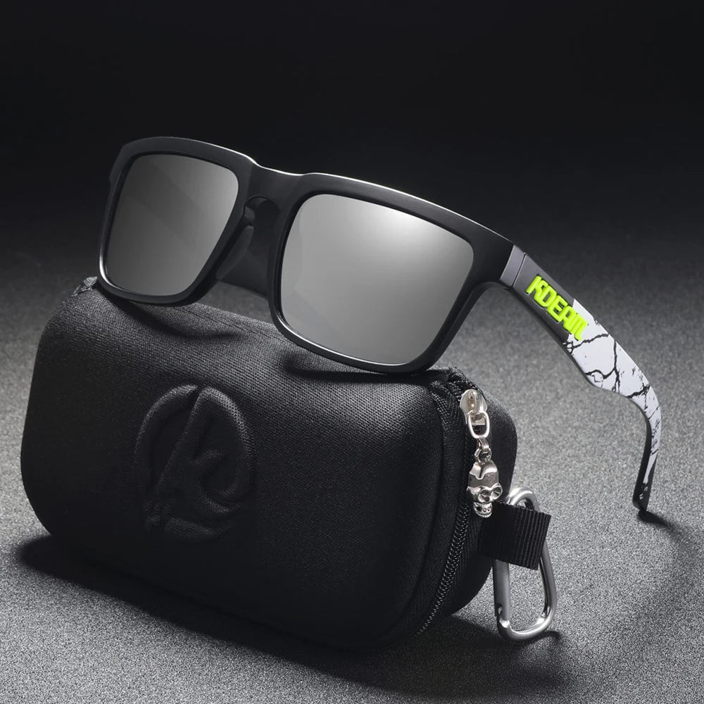 KDEAM Original Design Luxury Men Polarized Sunglasses Sports Driving Square Sun Glasses Fashion Women Shades ColorfulEyewear