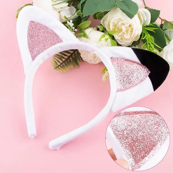 Gabby Dollhouse Headband for Girls Birthday Party Headbands with Cute Ear Cartoon Cosplay Headpiece Halloween Hair Accessories