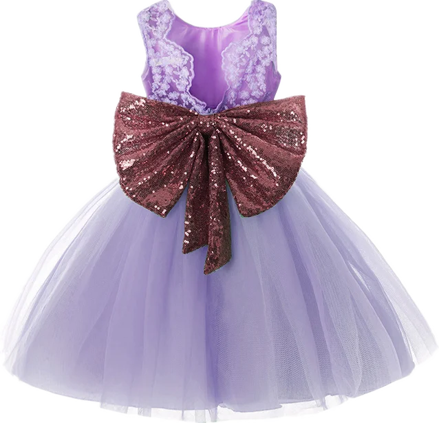 Baby Girl Lace Dresses Infant Flower Wedding Dress Elegant Princess Party Tutu Toddler Kid Birthday Baptism Formal Gala Clothing
