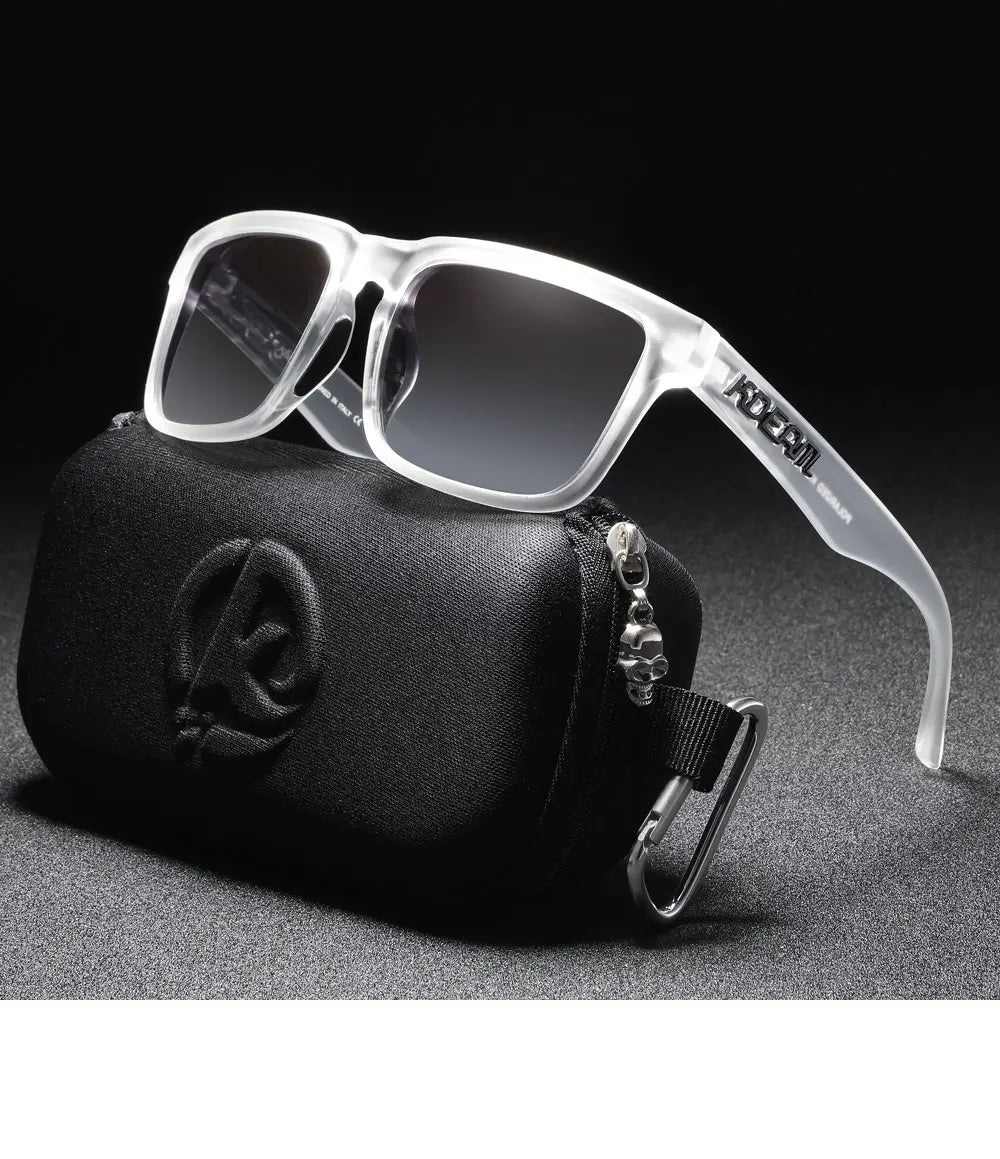 KDEAM Original Design Luxury Men Polarized Sunglasses Sports Driving Square Sun Glasses Fashion Women Shades ColorfulEyewear