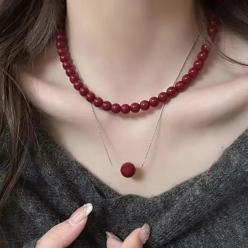 Gothic Y2K Red Butterfly Star Heart Cross Pendant Ghost Claw Choker Charms Necklaces Women Aesthetic Accessories Grunge Jewelry