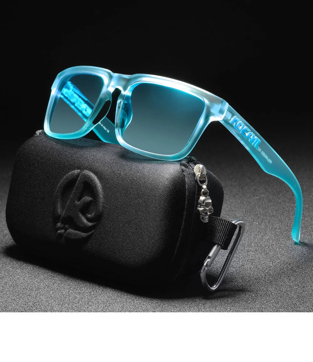 KDEAM Original Design Luxury Men Polarized Sunglasses Sports Driving Square Sun Glasses Fashion Women Shades ColorfulEyewear