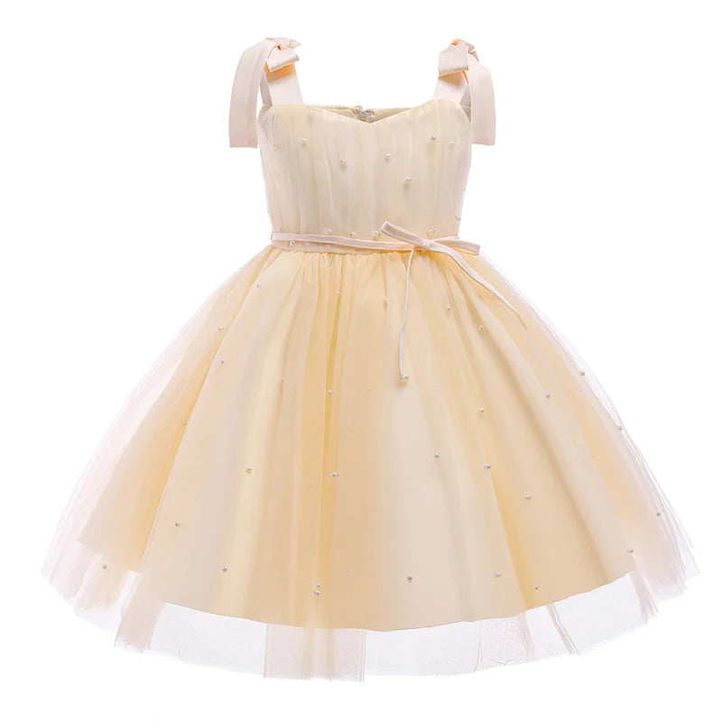 Baby Girl Lace Dresses Infant Flower Wedding Dress Elegant Princess Party Tutu Toddler Kid Birthday Baptism Formal Gala Clothing