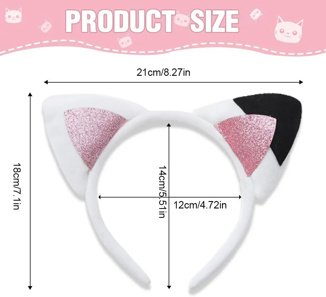 Gabby Dollhouse Headband for Girls Birthday Party Headbands with Cute Ear Cartoon Cosplay Headpiece Halloween Hair Accessories