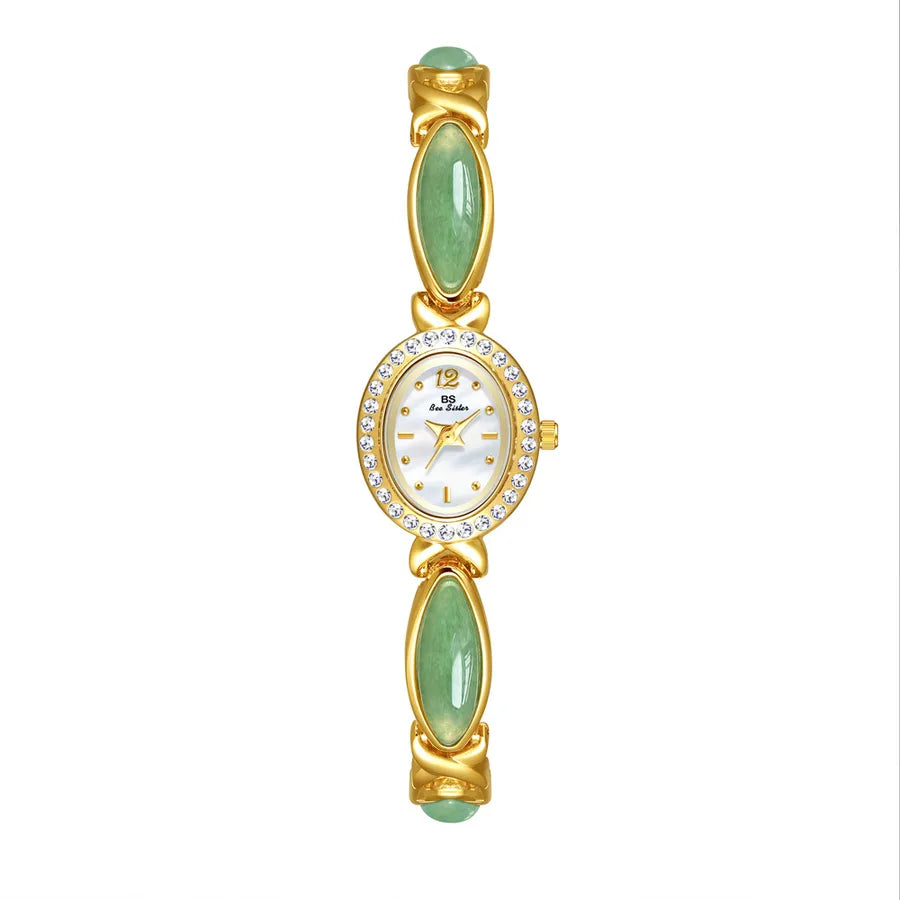 Elegant Classical Solid Color Jewelry Buckle Quartz Watch