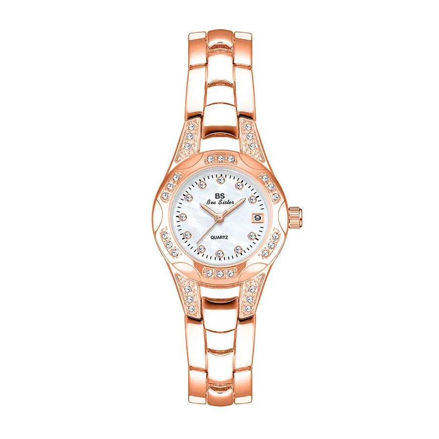 Casual Retro Solid Color Jewelry Buckle Quartz Watch